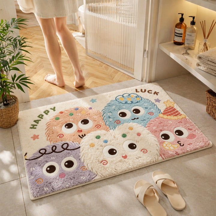 Plush Cartoon Bath Mat Kalsten