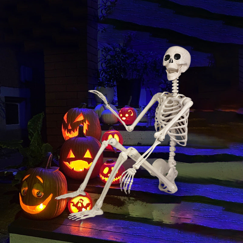 Realistic Sitting Skeleton Prop Kalsten