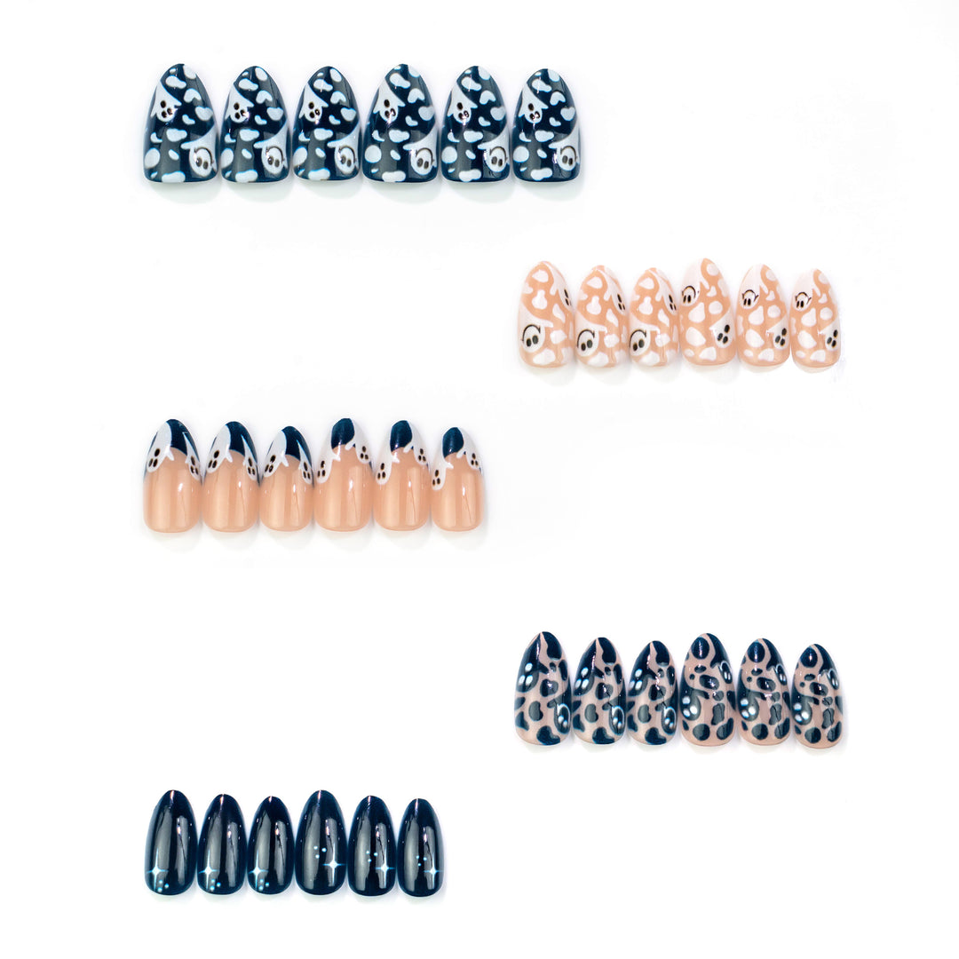 Halloween-Themed Decorative Press-On Nails
