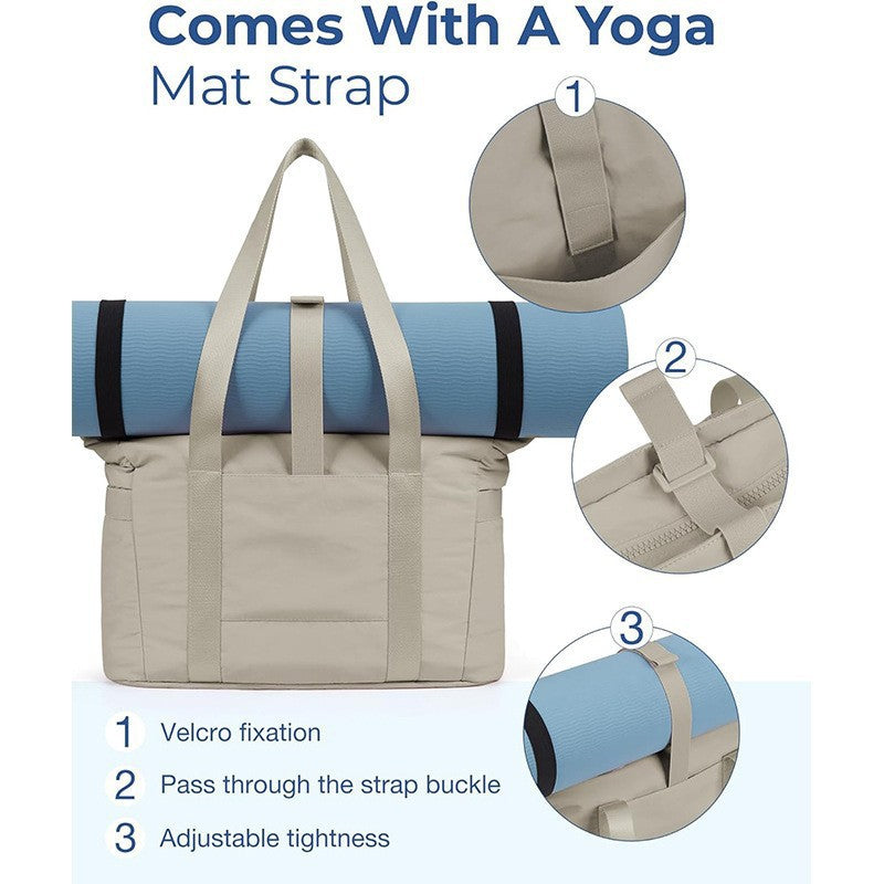 Spacious tote bag with multifunctional compartments Kalsten