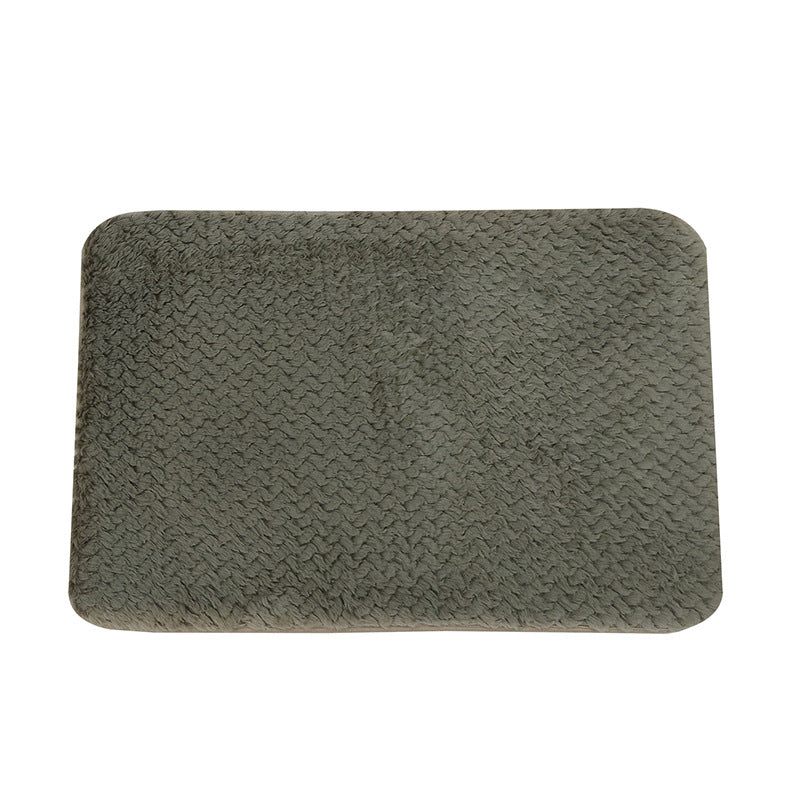 Soft Plush Bathroom Mat Set Kalsten