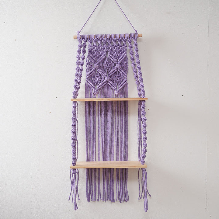 Decorative Macrame Shelf Kalsten