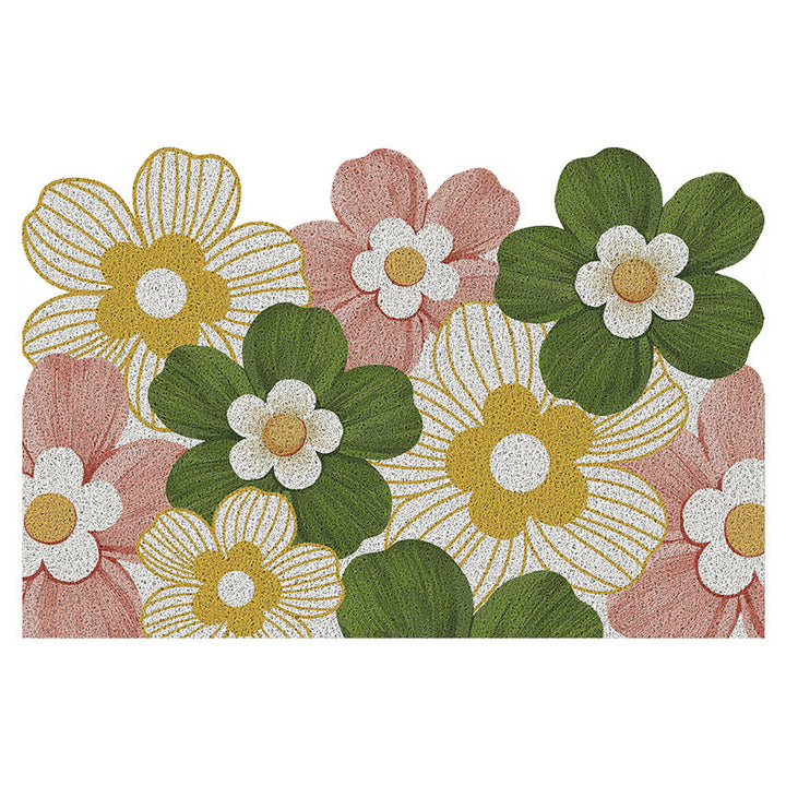 Floral Patterned Indoor Area Mat Kalsten