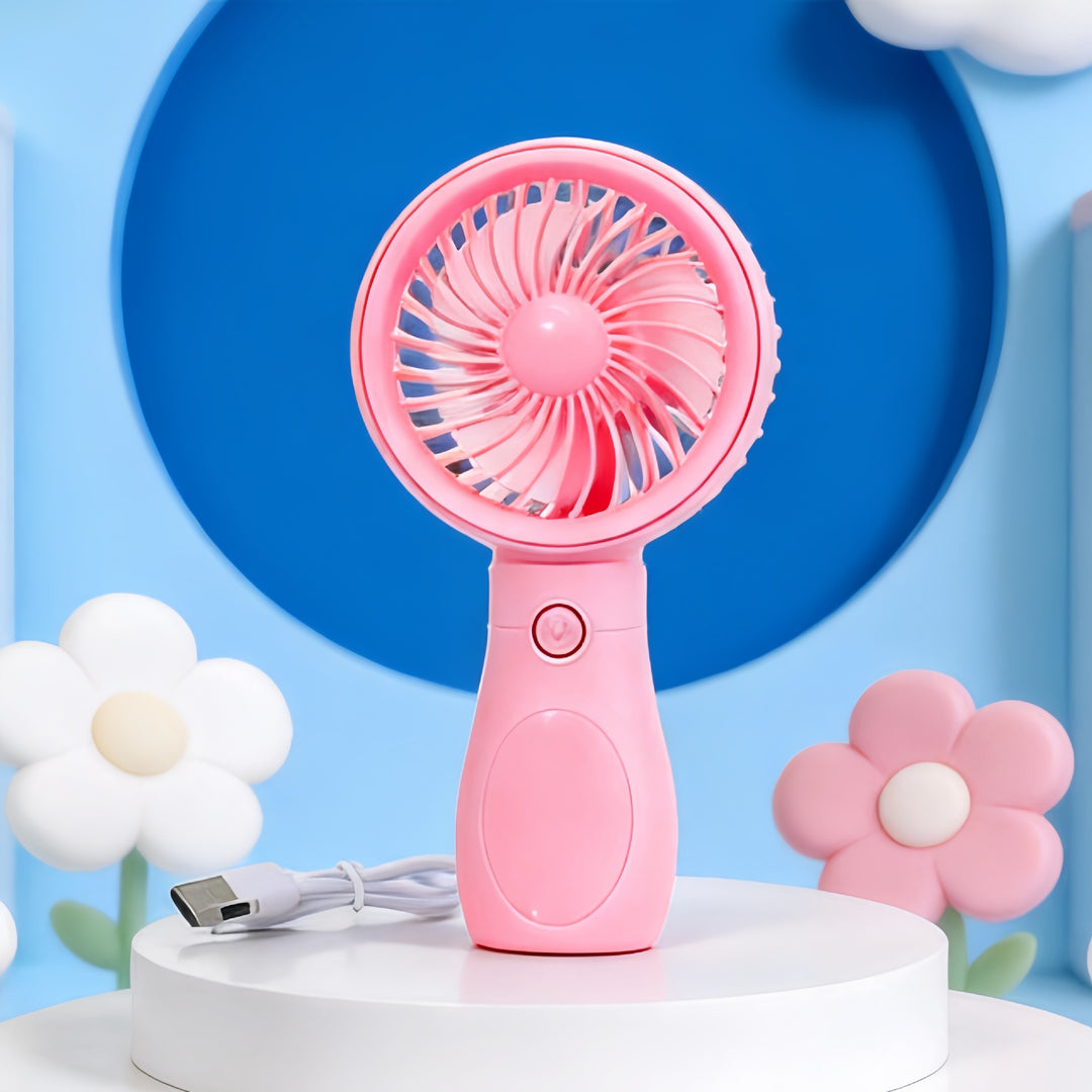 Ladies Portable Mini Hand Fan with Rechargeable USB Connection Kalsten