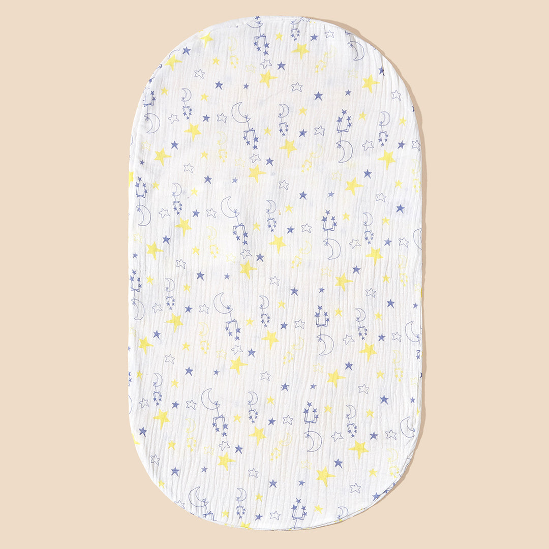 Cotton Muslin Crib Mattress Protector kalsten