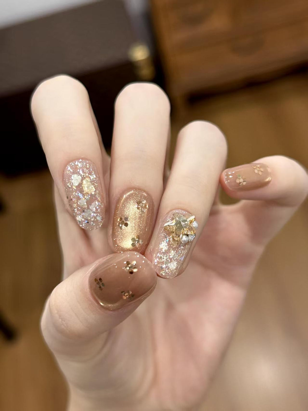 Decorative Glitter Nail Art Extensions