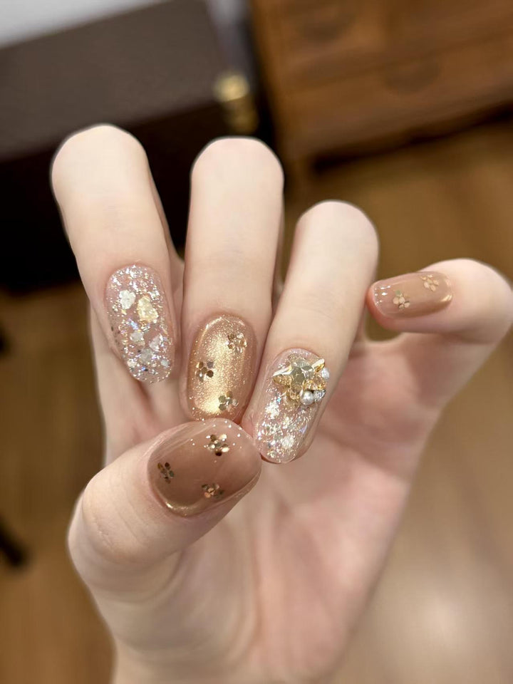 Decorative Glitter Nail Art Extensions