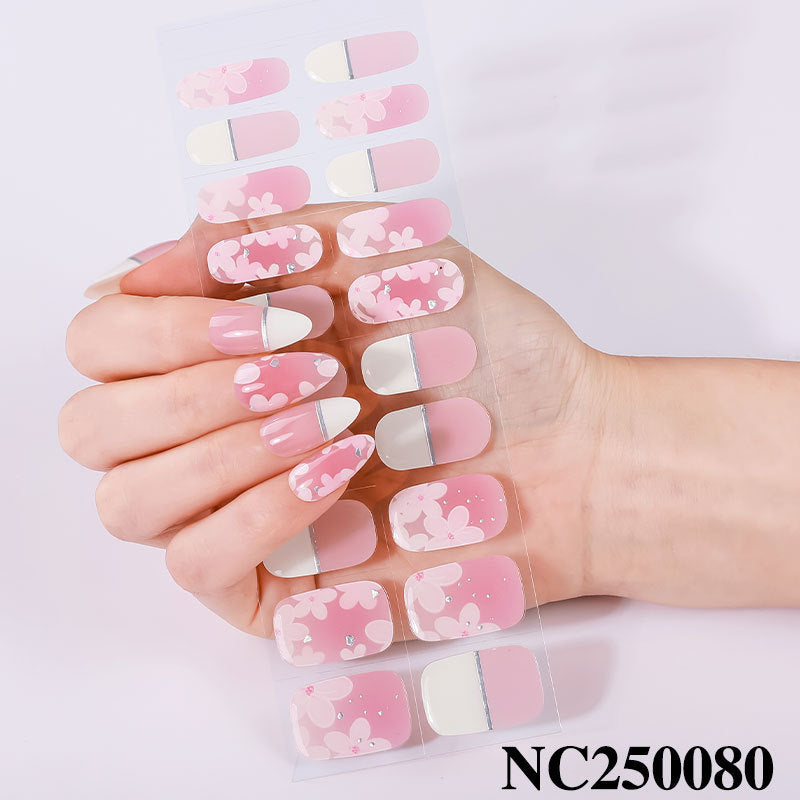 French Tip Nail Wraps