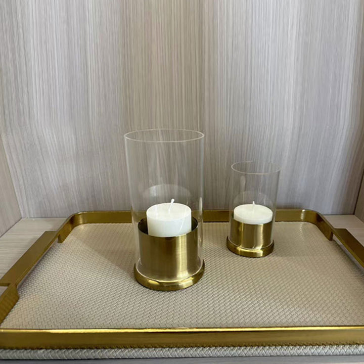 Elegant Glass Candle Holder