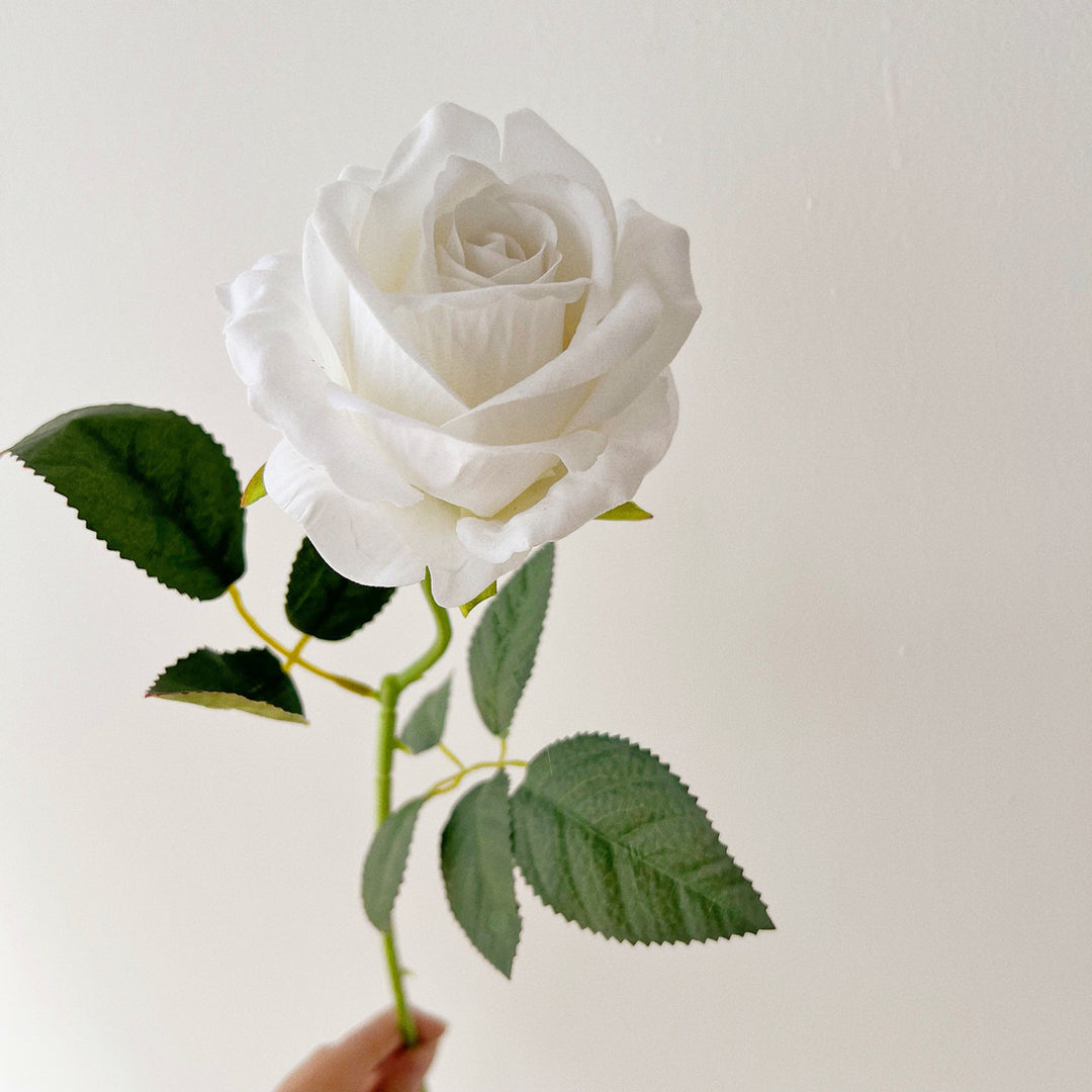 Realistic Faux Red Rose Bouquet