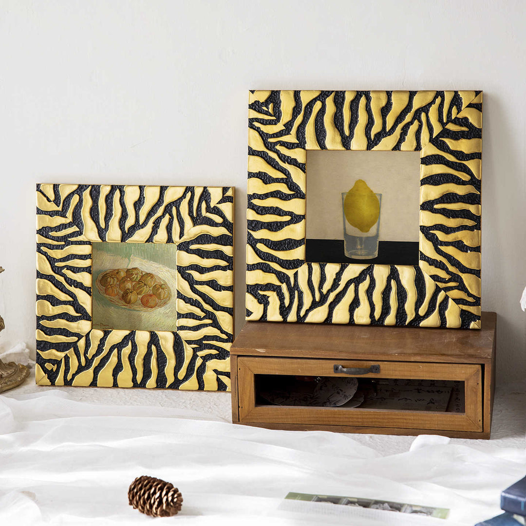 Artistic Tiger Stripe Picture Frame