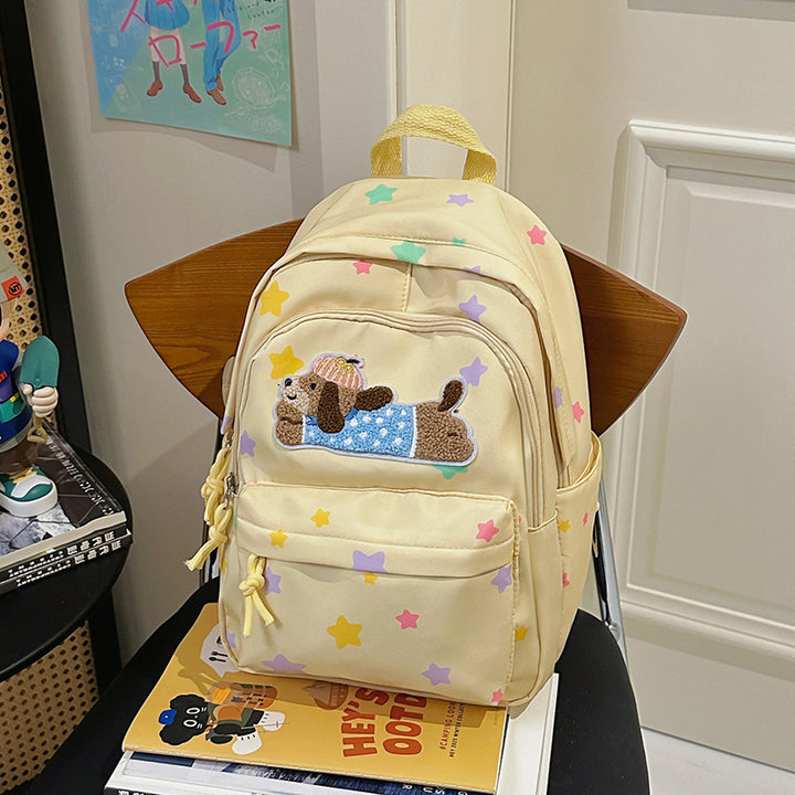 Cute Cartoon Dog-Themed Backpack
