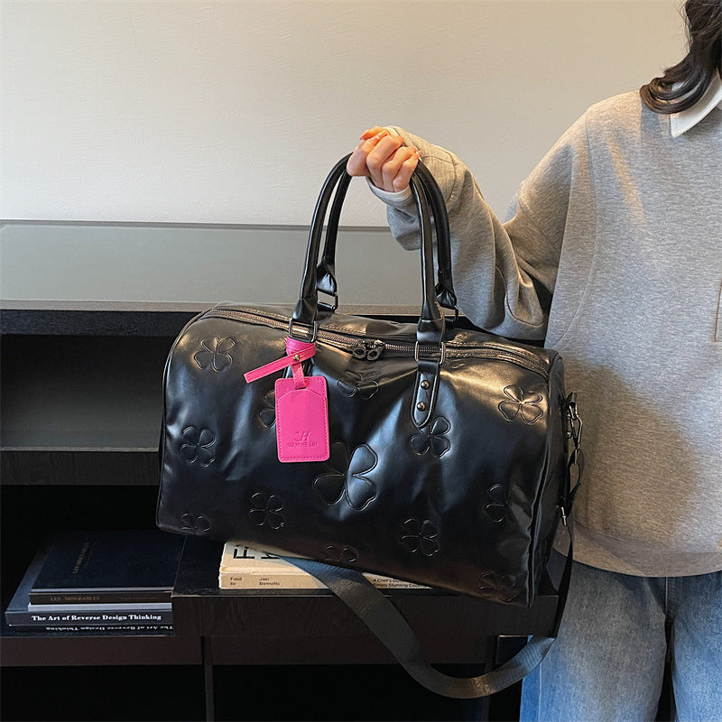 Stylish Embossed Travel Duffel Bag Kalsten