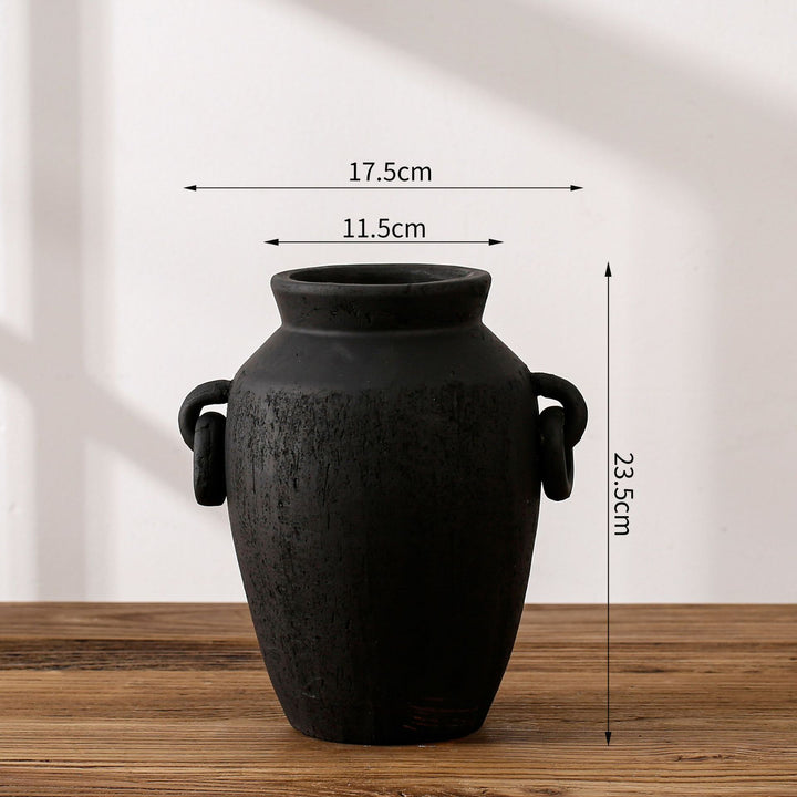 Antique ceramic vase with texture Kalsten