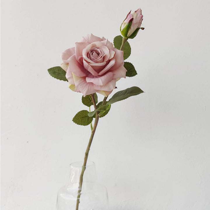 Lifelike Decorative Rose Stem