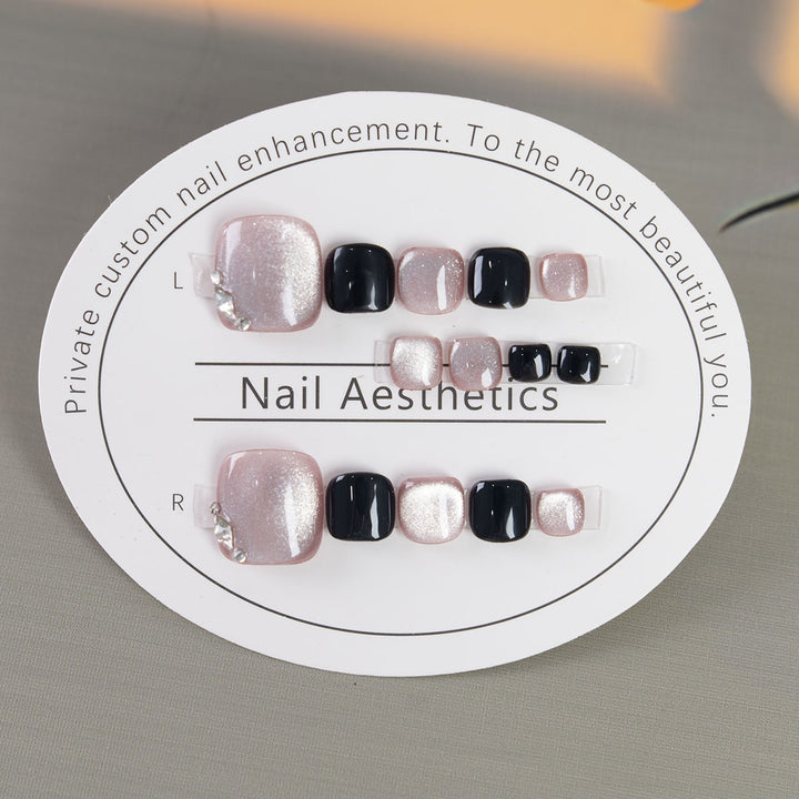 Decorative Glossy Pedicure Nail Art