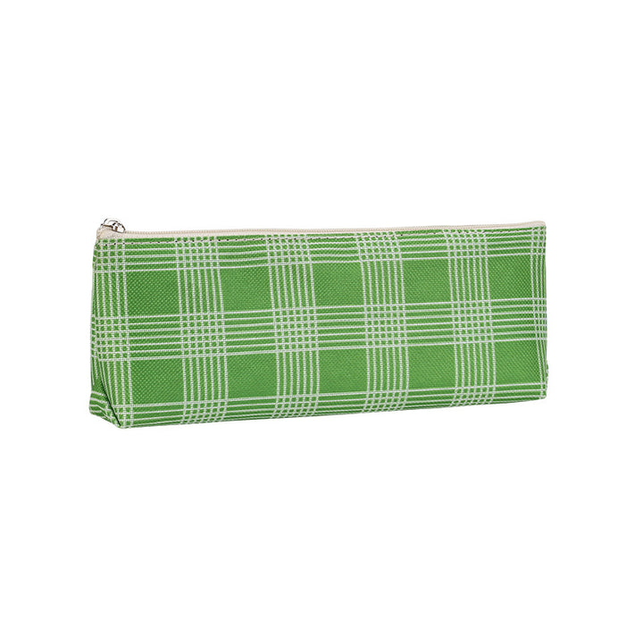 Stylish Plaid Pencil Case