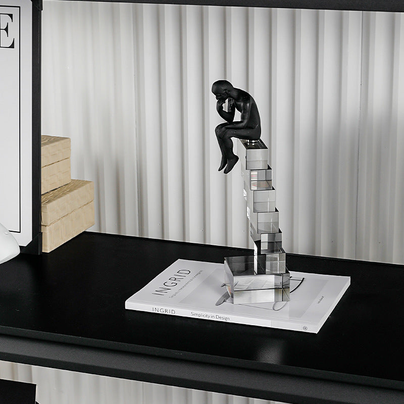 Contemporary Reflective Abstract Sculpture