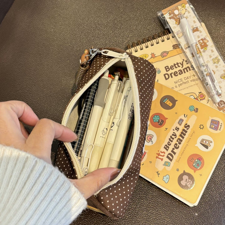 Plush Animal-Themed Multi-Functional Pencil Case