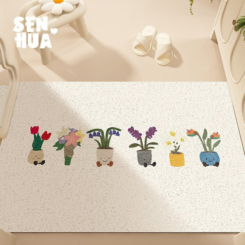 Cozy Cartoon Welcome Mat Kalsten