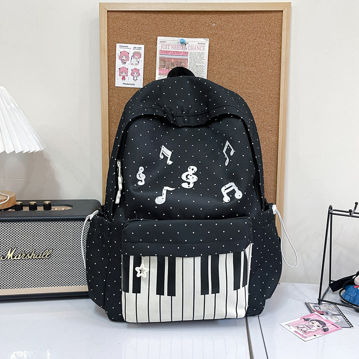 Musical Theme Laptop School Backpack