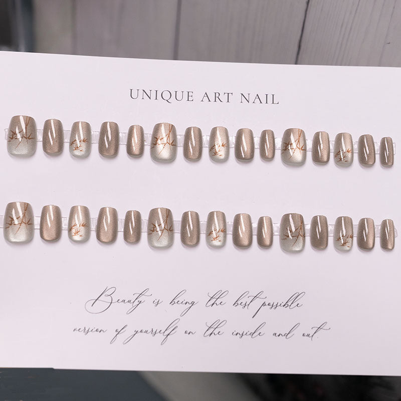 Artistic Press-On Nail Enhancements
