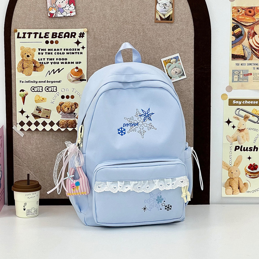 Stylish Embroidered Casual Backpack Kalsten
