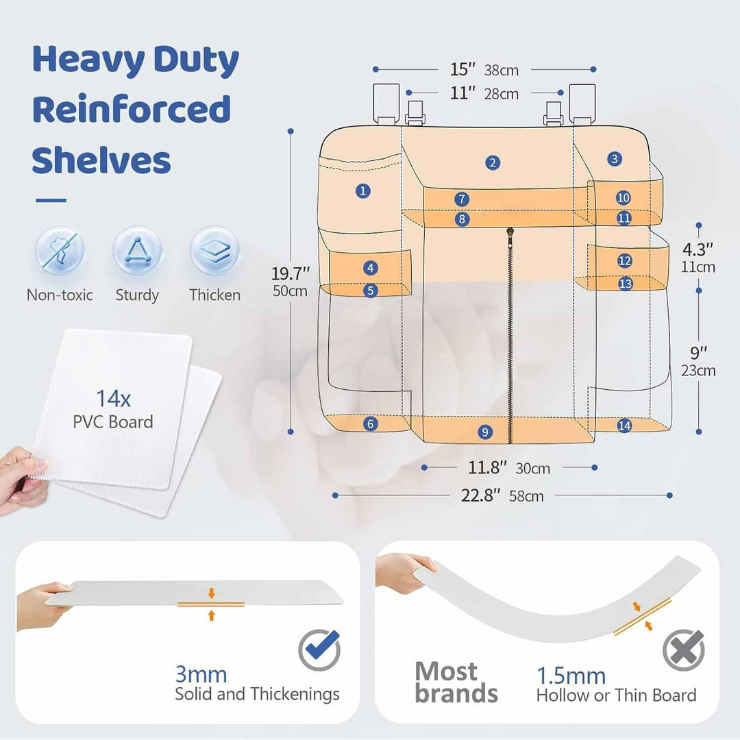 Practical storage bag with multiple compartments Kalsten