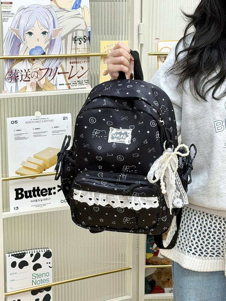 Cute Illustrated Patterned Backpack Kalsten 1791205714