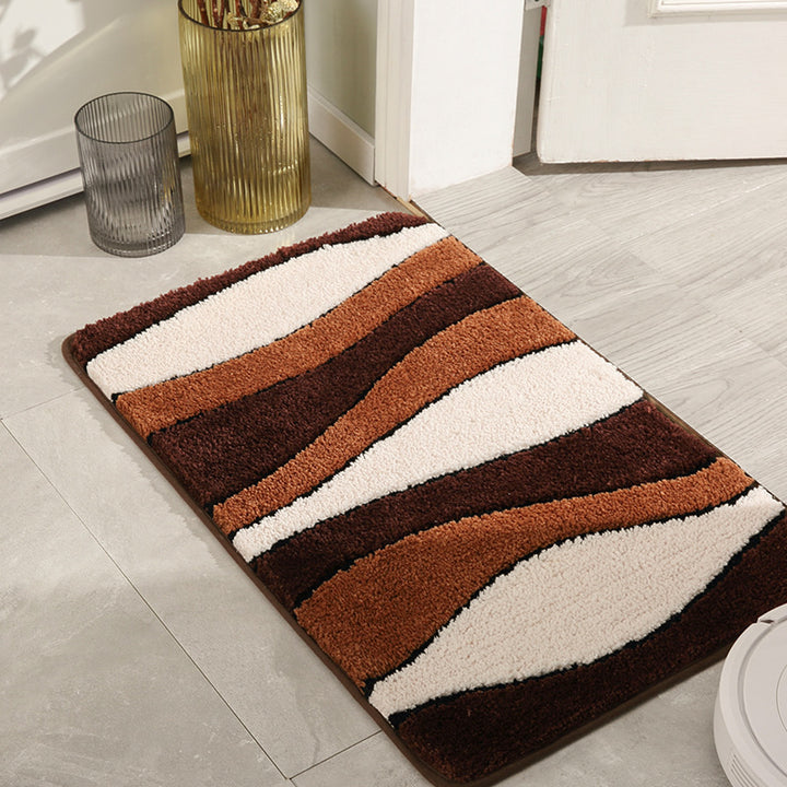 Contemporary Geometric Bath Mat Kalsten