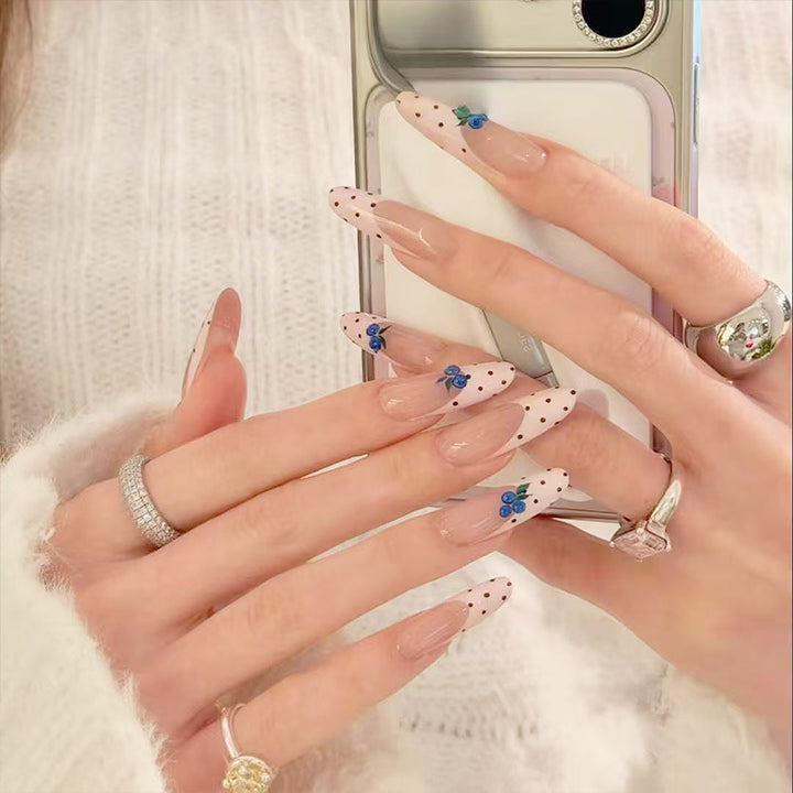 Artistic Long Stiletto Nail Enhancements Kalsten