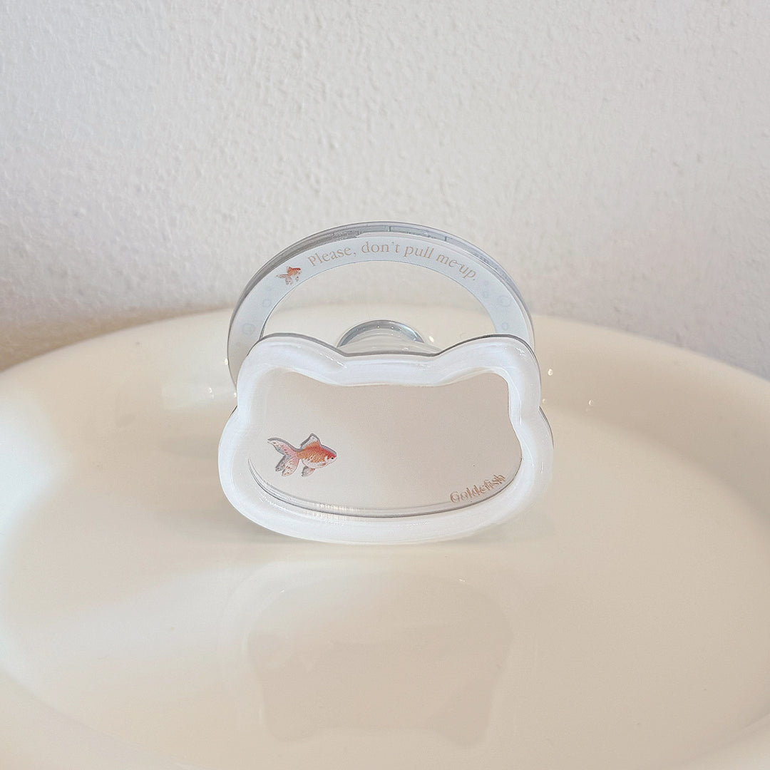 Romantic ceramic coaster with cat motif Kalsten