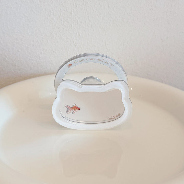Romantic ceramic coaster with cat motif Kalsten
