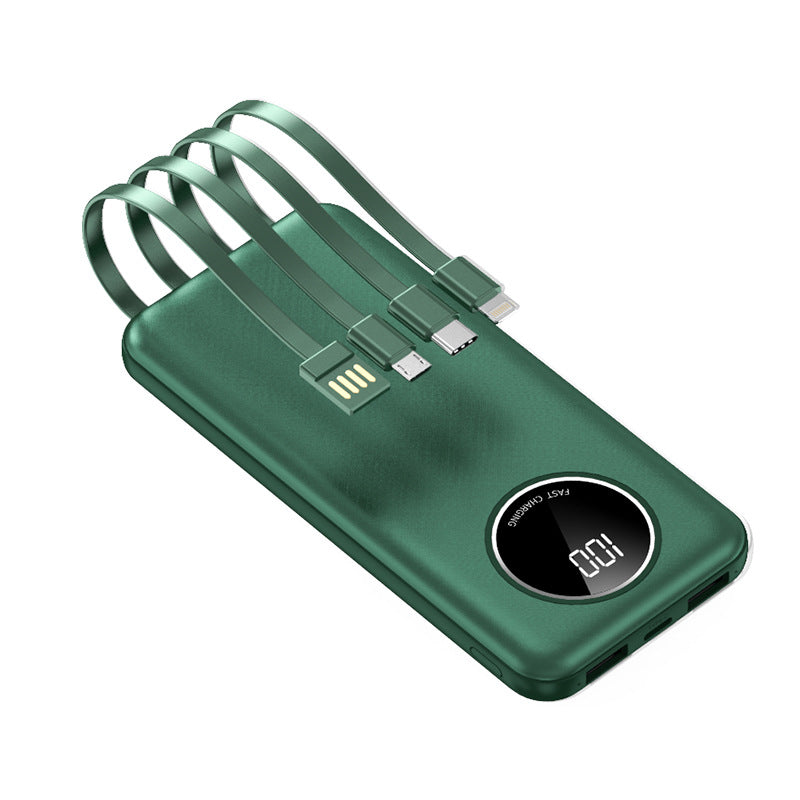 Multifunctional power bank with integrated cables Kalsten