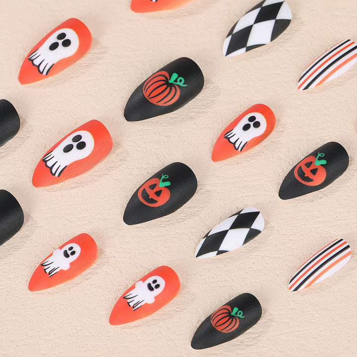 Halloween Theme Artificial Nails Kalsten