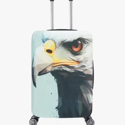 Women hard shell suitcase with stylish flamingo design Kalsten