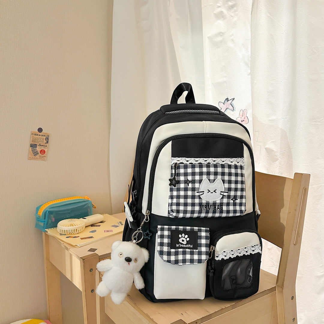 Stylish Multi-Functional Backpack with Cute Accents Kalsten