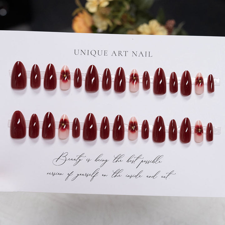 Artistic Floral Stiletto Nail Art