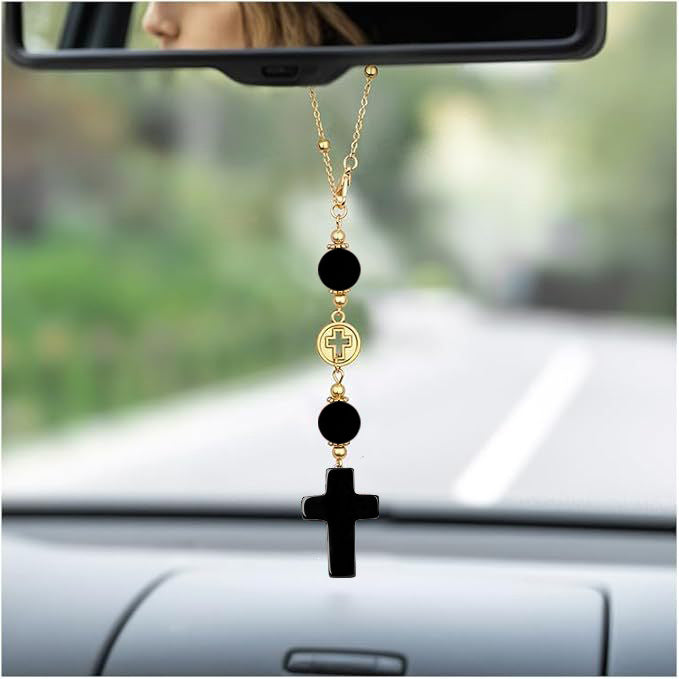 Decorative Cross Car Charm Kalsten