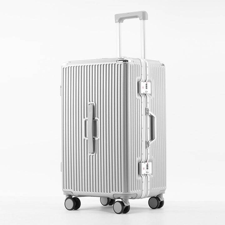 Unisex Stylish High-Impact Ribbed Hardshell Suitcase Kalsten