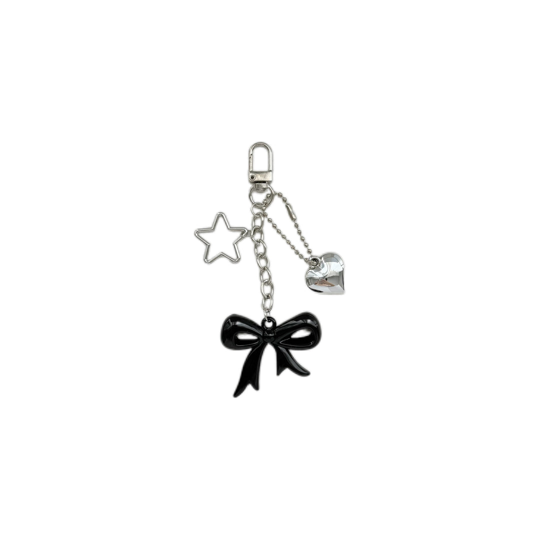 Playful Bow and Star Keychain Kalsten