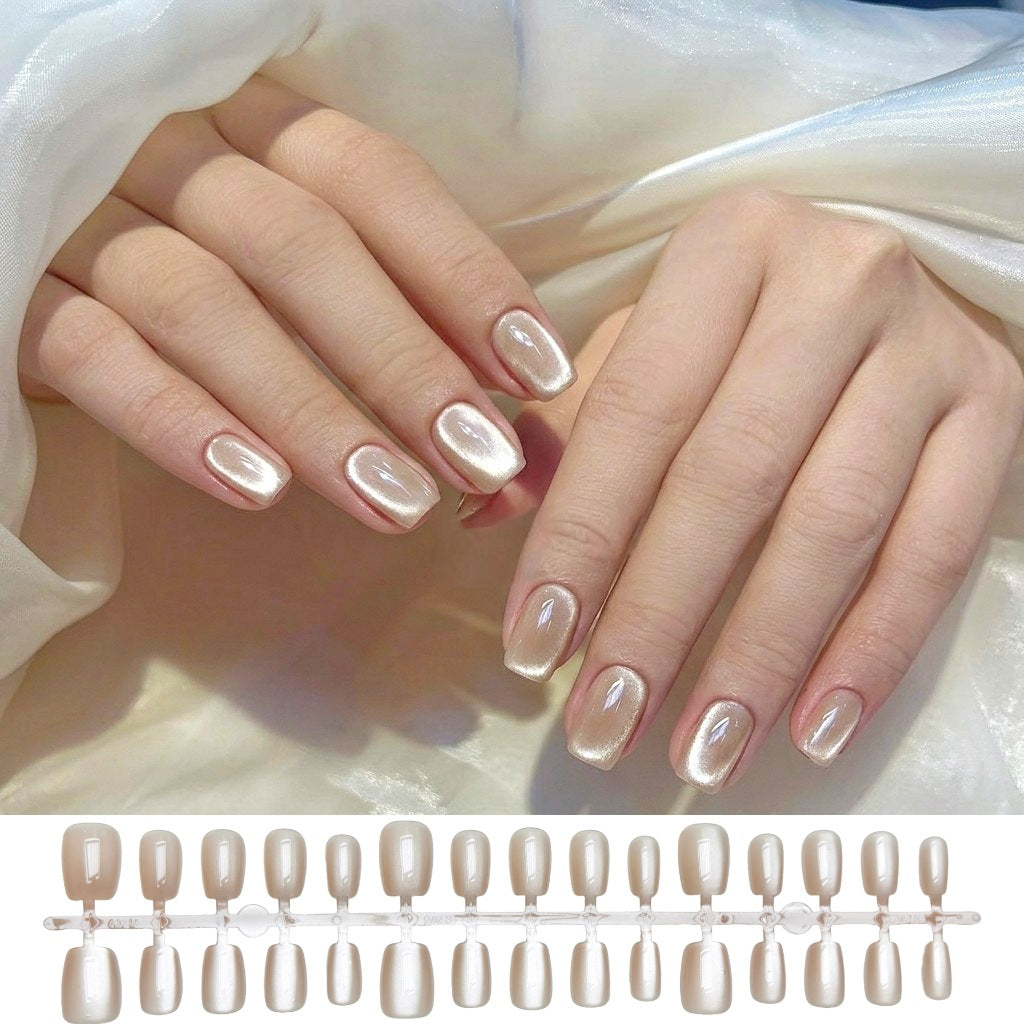 Elegant Glossy Press-On Nail Set