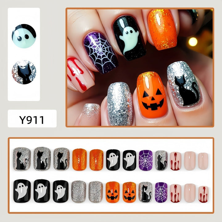 Halloween Nail Art Set with Creepy Designs Kalsten