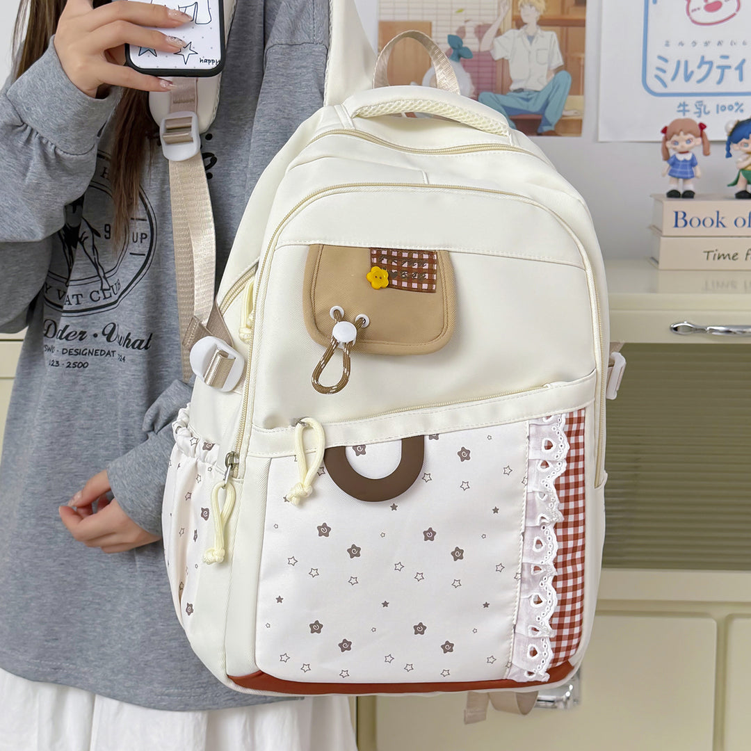 Stylish Multi-Compartment School Backpack Kalsten