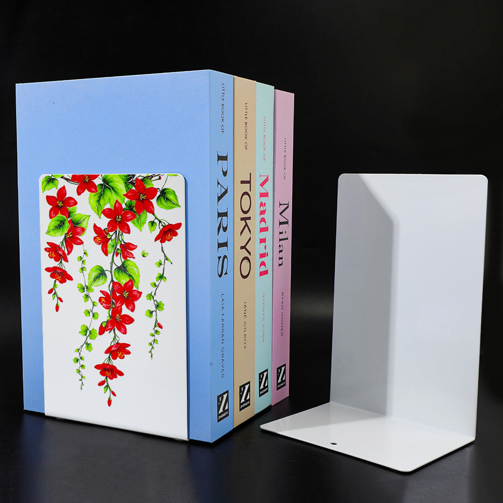 Decorative Wisteria Themed Bookends