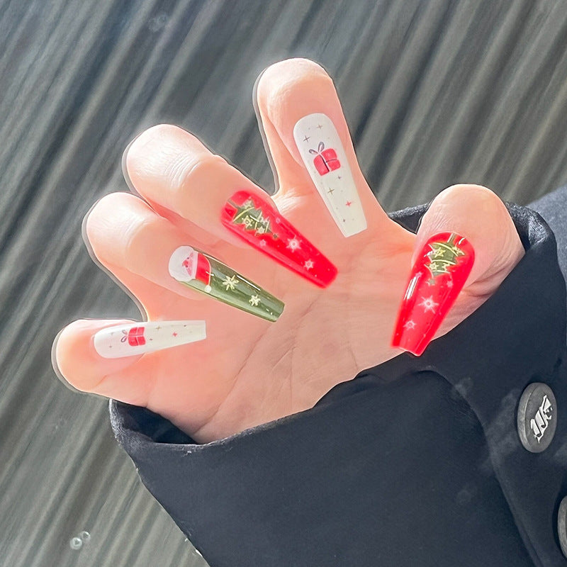 Festive Themed Press-On Nails Kalsten