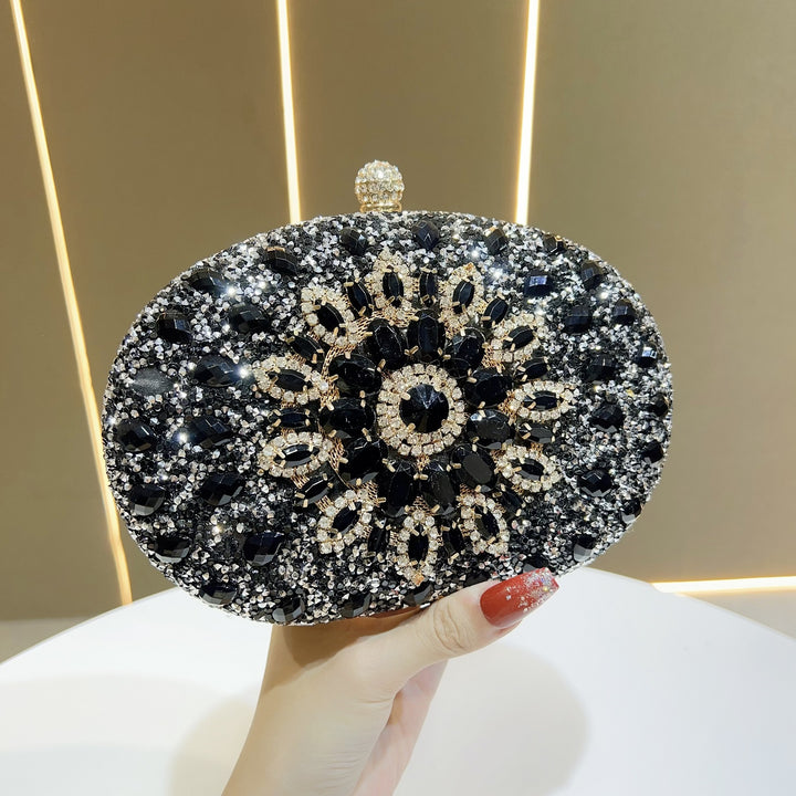 Ornate Crystal Evening Clutch