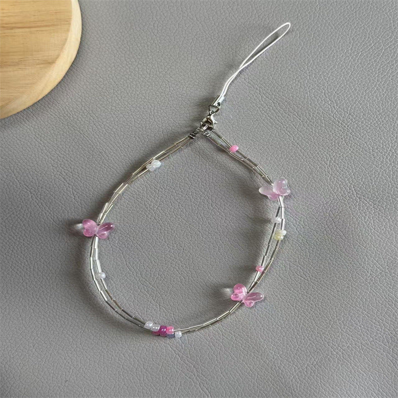 Decorative Butterfly Charm Eyewear Lanyard Kalsten