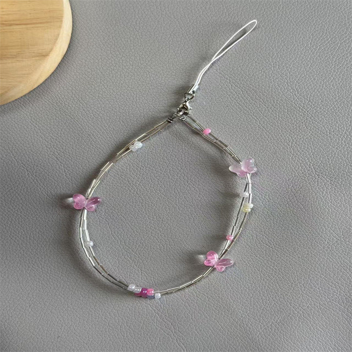 Decorative Butterfly Charm Eyewear Lanyard Kalsten