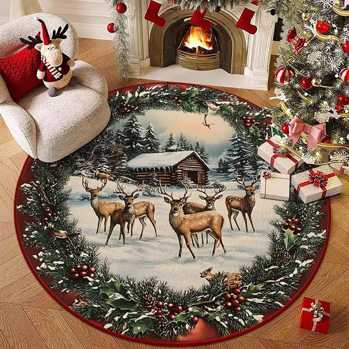 Whimsical Round Area Rug